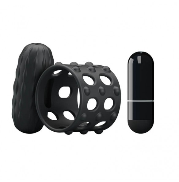 PRETTY LOVE - Male Vibrating Cock Ring (Black) PRETTY LOVE - Male Vibrating Cock Ring (Black)